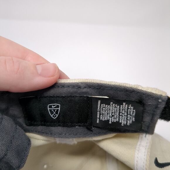 St. Albans Strapback Hat Tan One Size Adjustable Nike Golf Swoosh - Picture 8 of 8